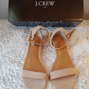 J. Crew beige suede sandal